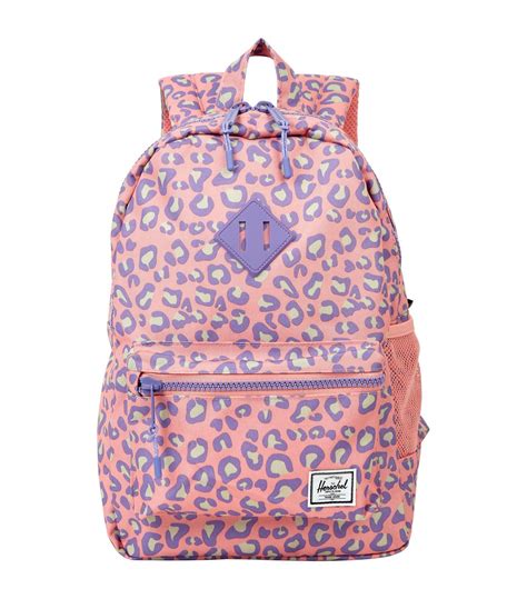 pink leopard print backpack